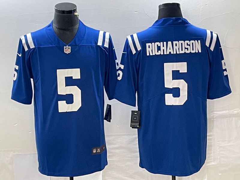 Men Indianapolis Colts #5 Richardson Royal Nike Vapor Limited NFL Jersey->pittsburgh steelers->NFL Jersey